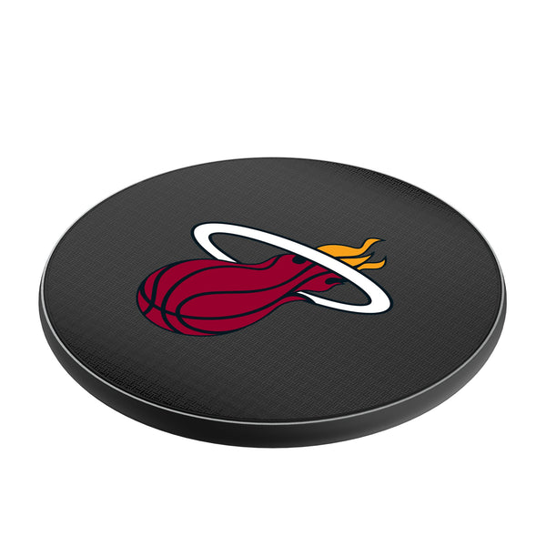 Miami Heat Linen 15-Watt Wireless Charger Iso.Jpg