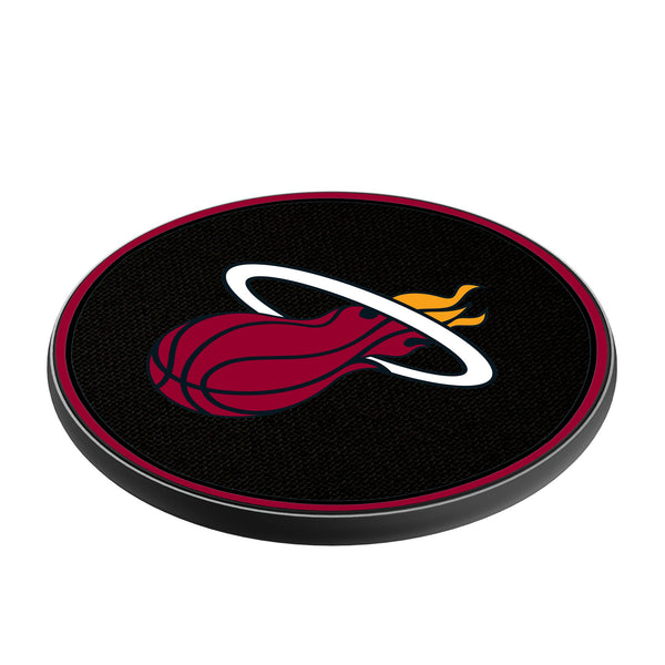 Miami Heat Solid 15-Watt Wireless Charger Iso.Jpg