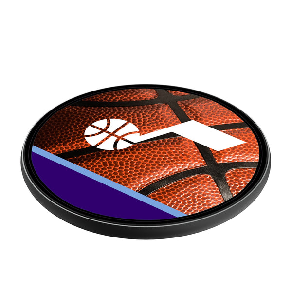 Utah Jazz Basketball 15-Watt Wireless Charger Iso.Jpg