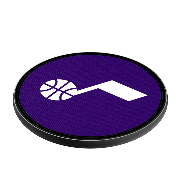 Utah Jazz Solid 15-Watt Wireless Charger Iso.Jpg