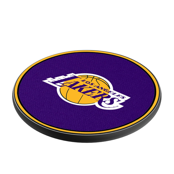 Los Angeles Lakers Solid 15-Watt Wireless Charger Iso.Jpg