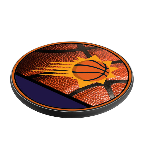Phoenix Suns Basketball 15-Watt Wireless Charger Iso.Jpg