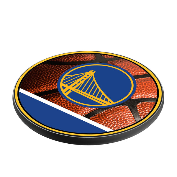 Golden State Warriors Basketball 15-Watt Wireless Charger Iso.Jpg
