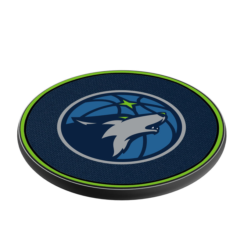Minnesota Timberwolves Solid 15-Watt Wireless Charger Iso.Jpg