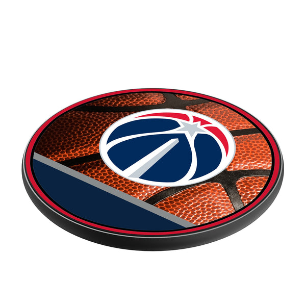 Washington Wizards Basketball 15-Watt Wireless Charger Iso.Jpg