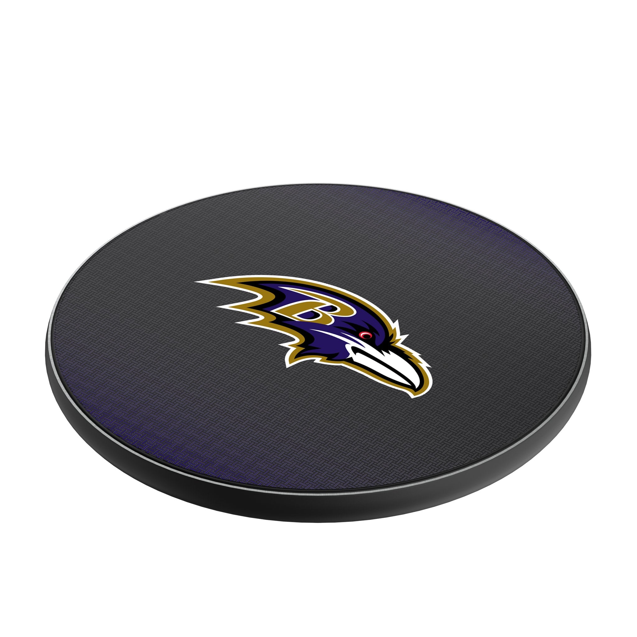 Baltimore Ravens Linen 15-Watt Wireless Charger Iso.Jpg
