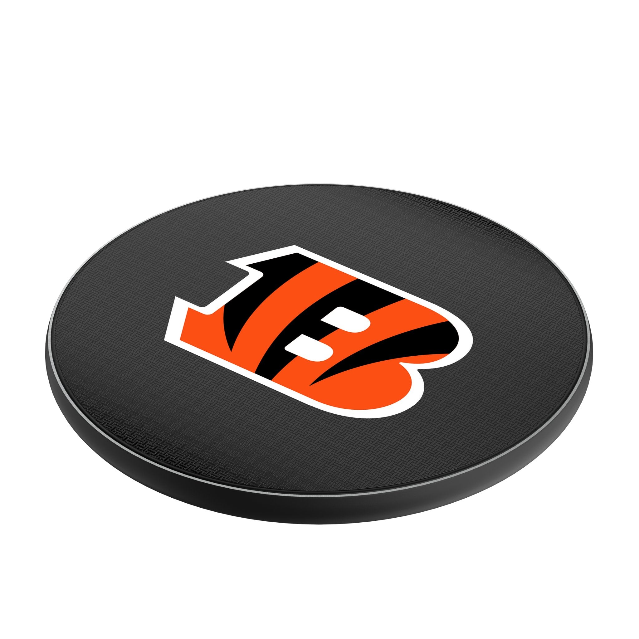 Cincinnati Bengals Linen 15-Watt Wireless Charger Iso.Jpg