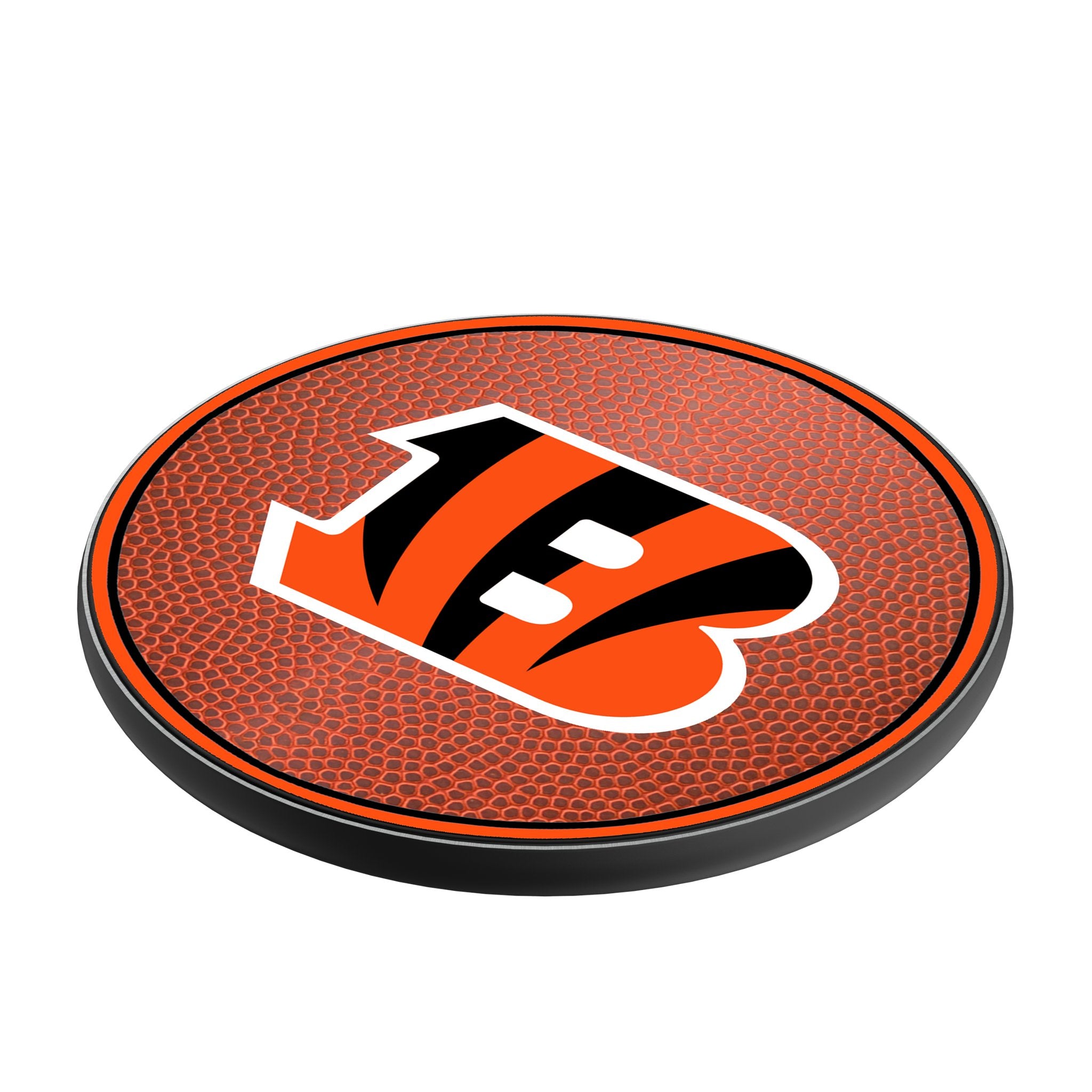 Cincinnati Bengals Football 15-Watt Wireless Charger Iso.Jpg