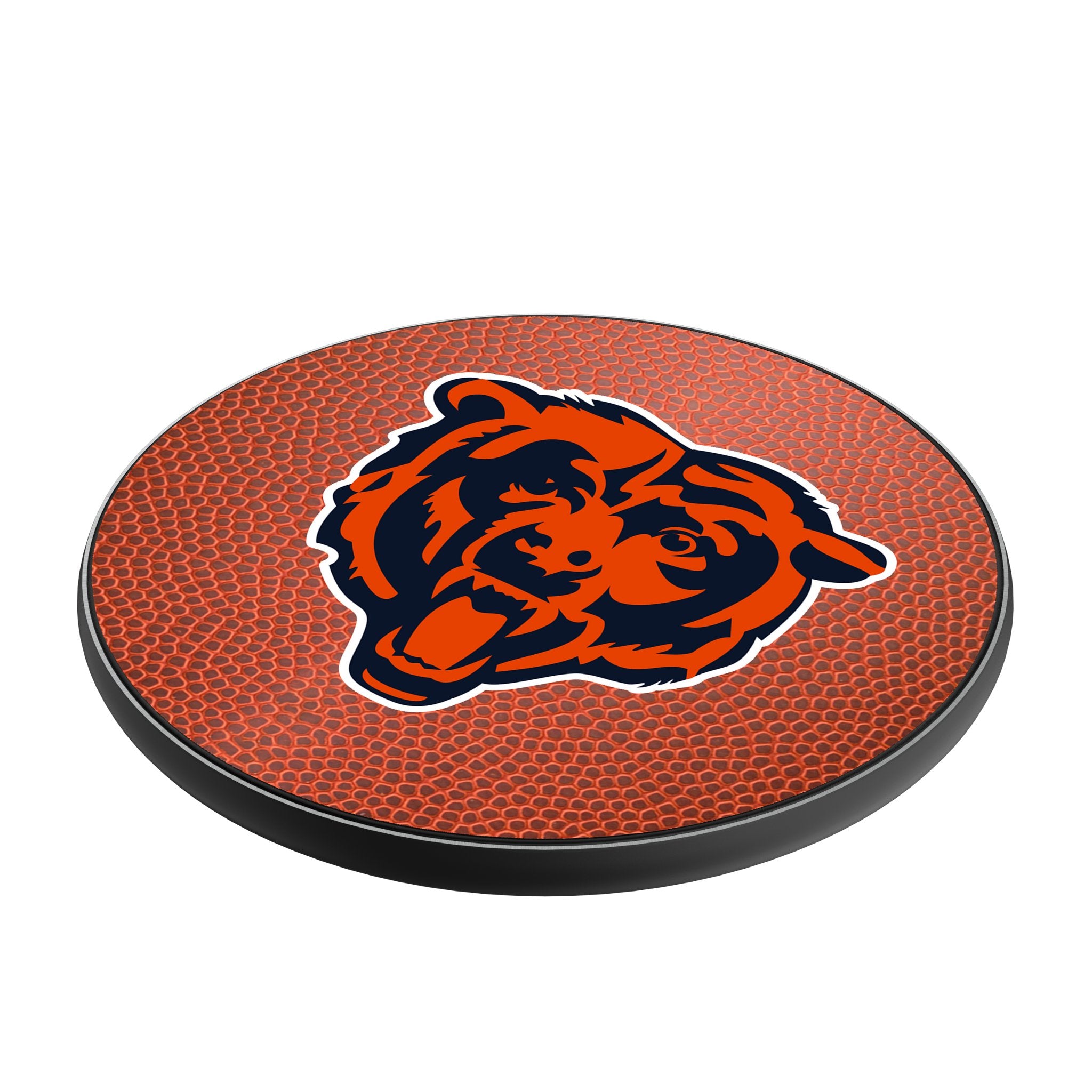 Chicago Bears Football 15-Watt Wireless Charger Iso.Jpg