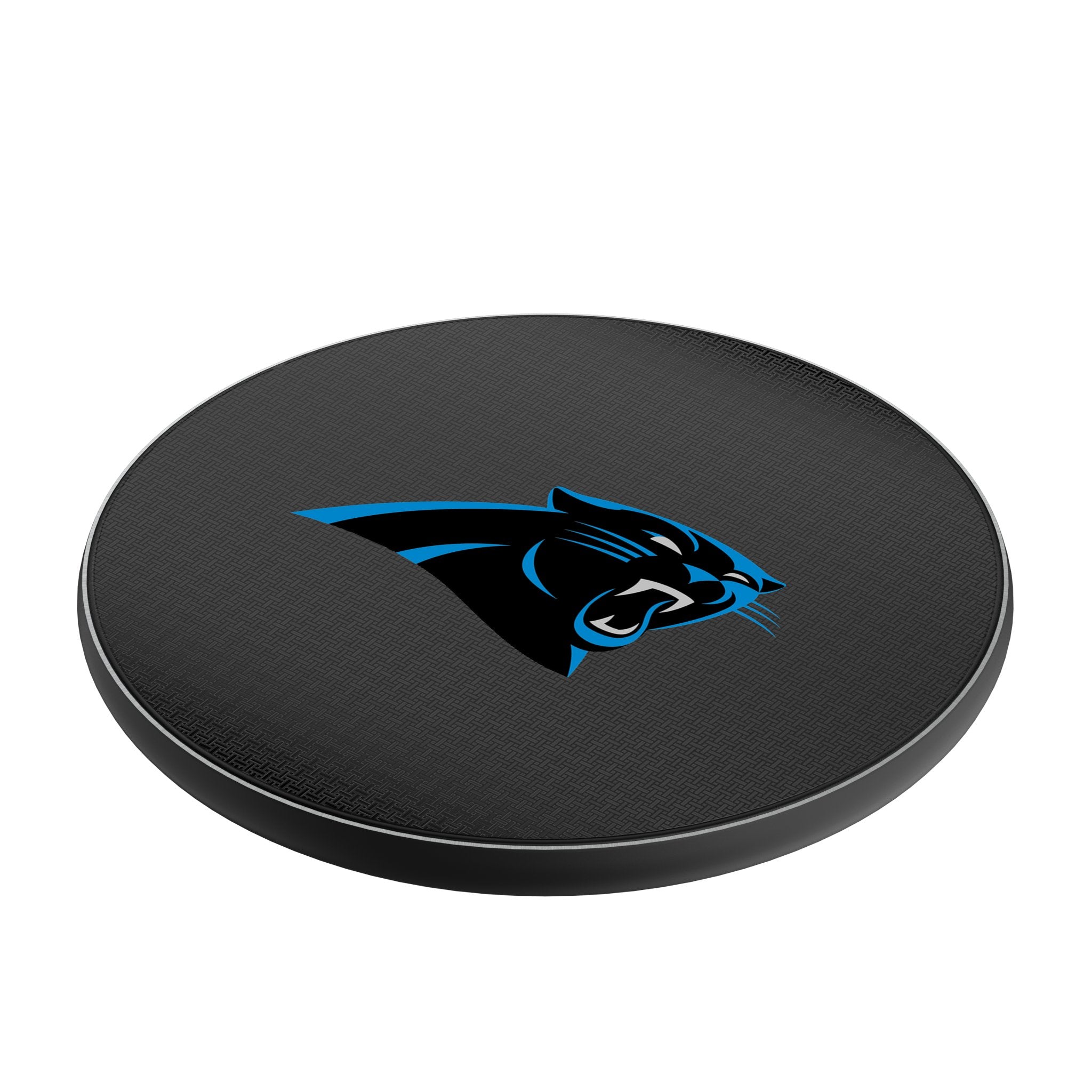 Carolina Panthers Linen 15-Watt Wireless Charger Iso.Jpg
