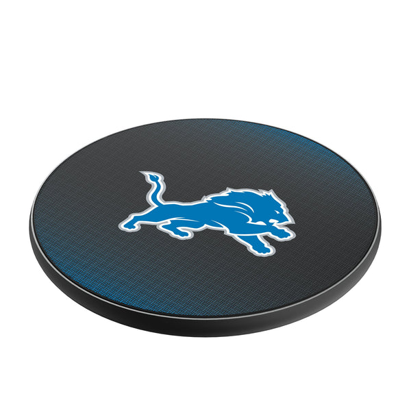 Detroit Lions Linen 15-Watt Wireless Charger Iso.Jpg