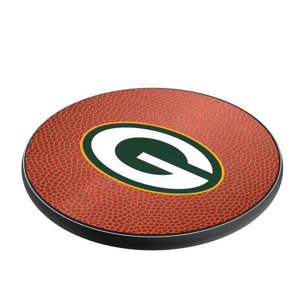 Green Bay Packers Football 15-Watt Wireless Charger Iso.Jpg