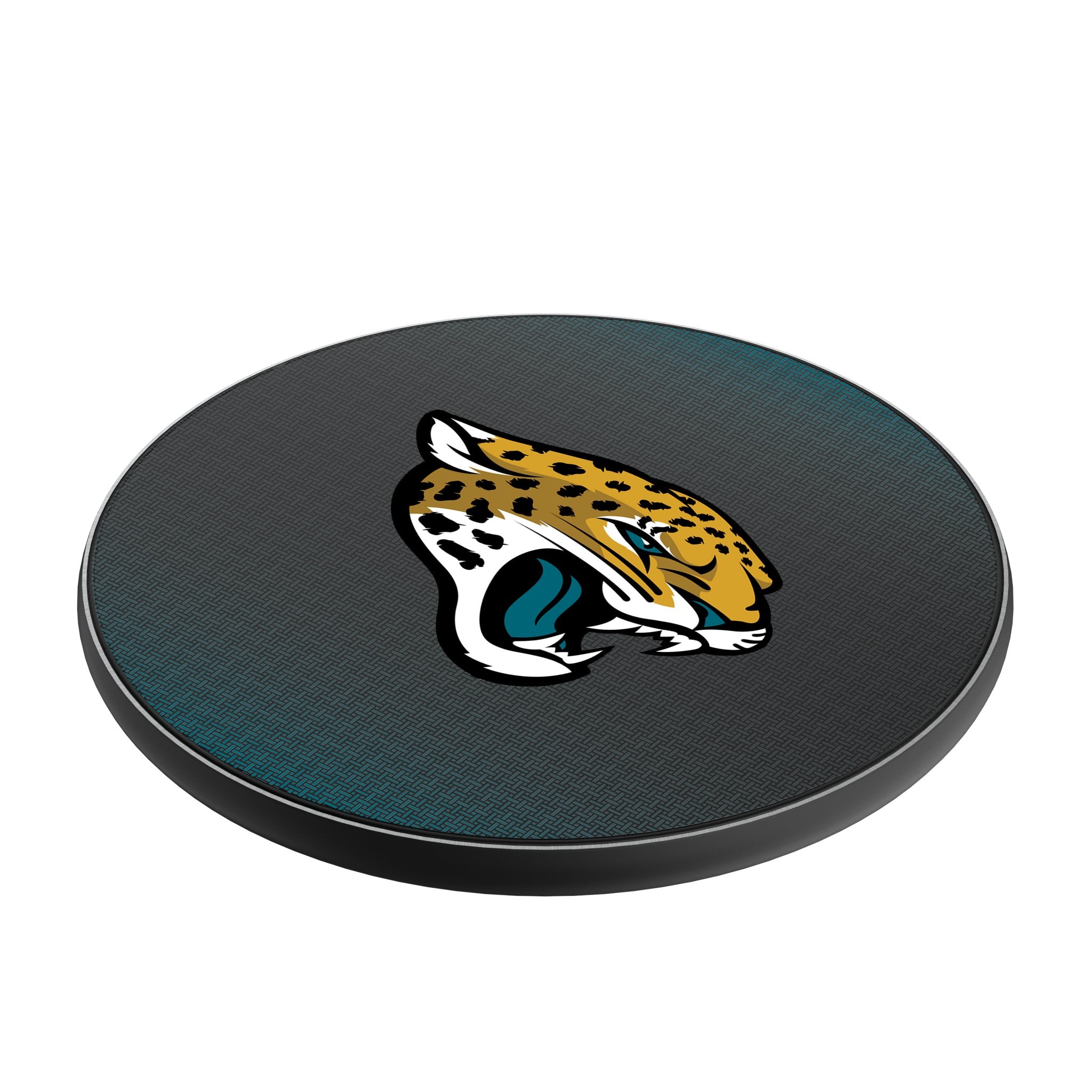 Jacksonville Jaguars Linen 15-Watt Wireless Charger Iso.Jpg