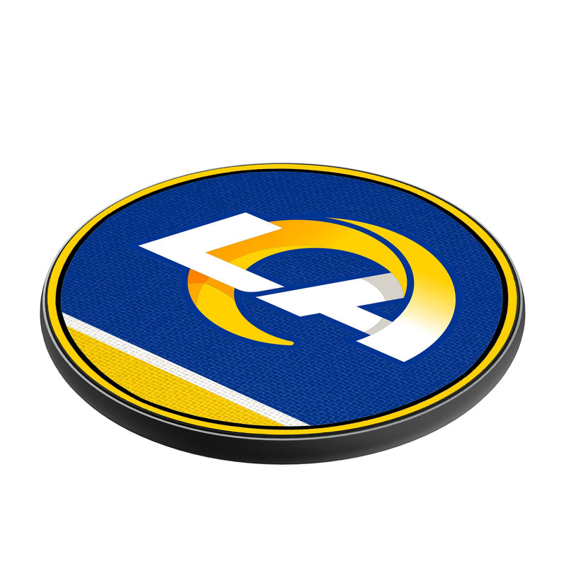 Los Angeles Rams Stripe 15-Watt Wireless Charger Iso.Jpg