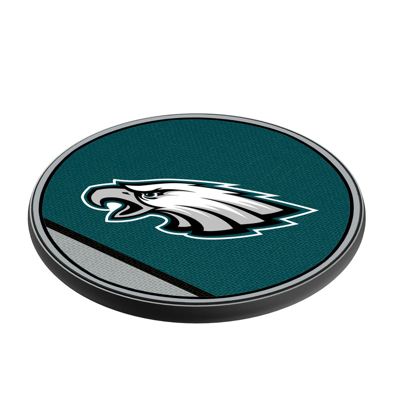 Philadelphia Eagles Stripe 15-Watt Wireless Charger Iso.Jpg