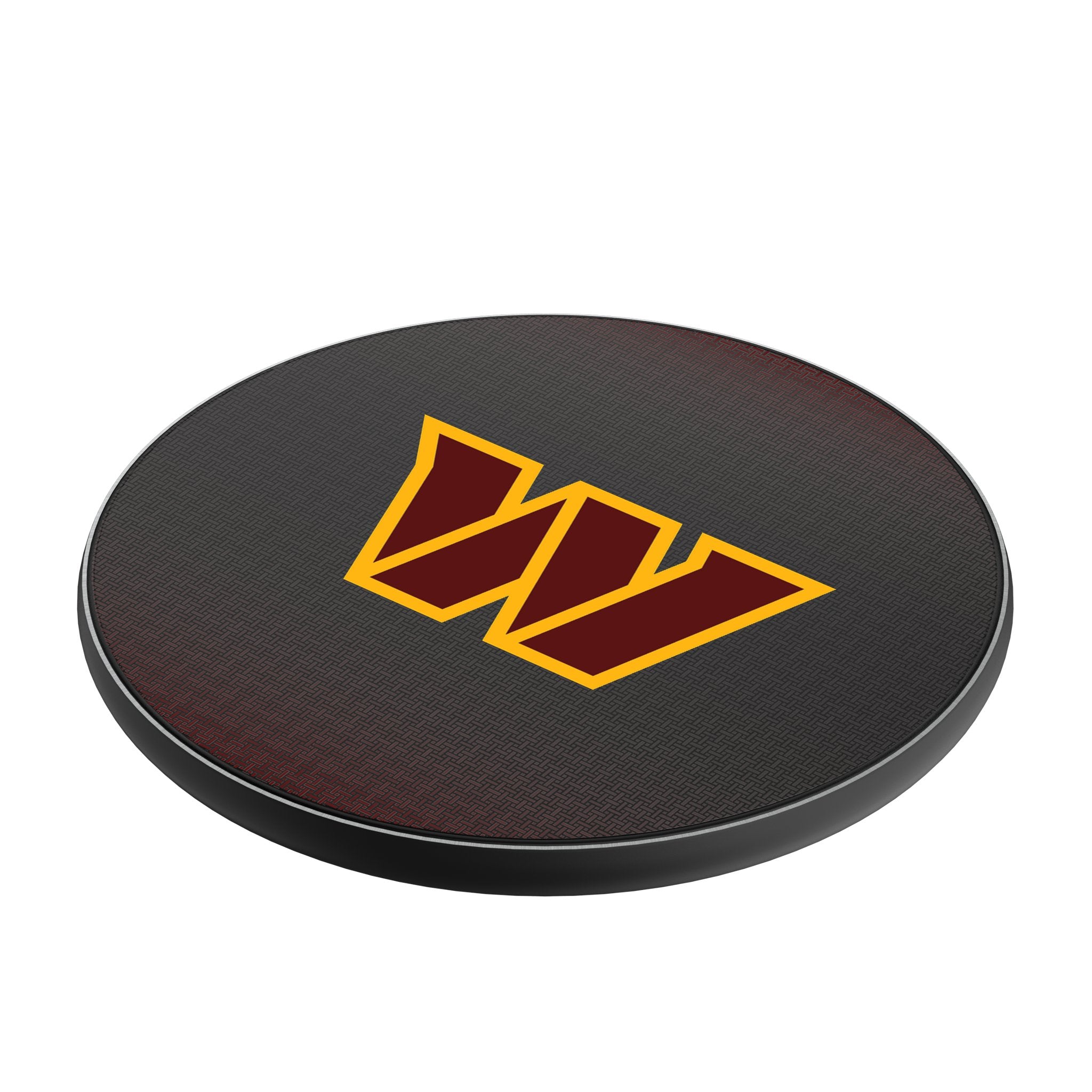 Washington Commanders Linen 15-Watt Wireless Charger Iso.Jpg