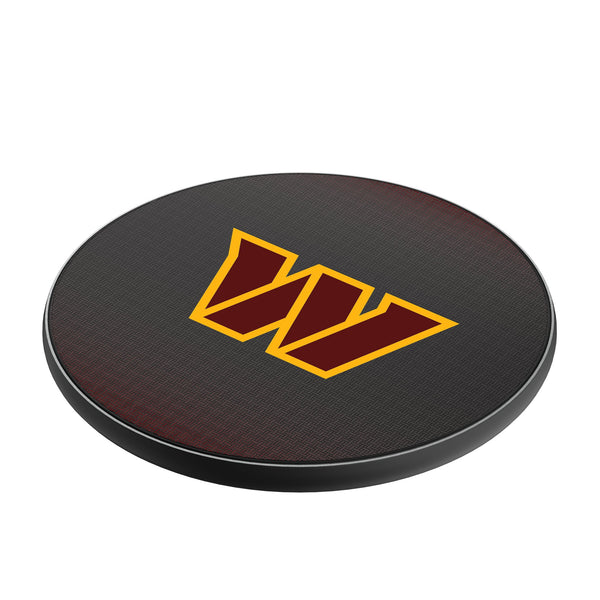 Washington Commanders Linen 15-Watt Wireless Charger Iso.Jpg