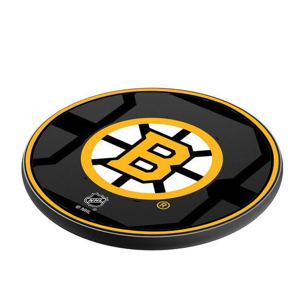 Boston Bruins Monocolor Tilt 15-Watt Wireless Charger Iso.Jpg