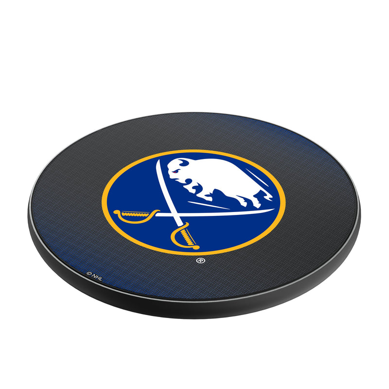 Buffalo Sabres Linen 15-Watt Wireless Charger Iso.Jpg