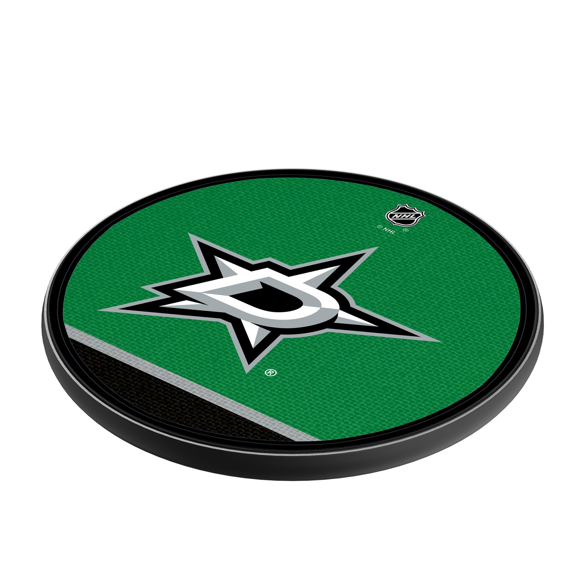Dallas Stars Stripe 15-Watt Wireless Charger Iso.Jpg