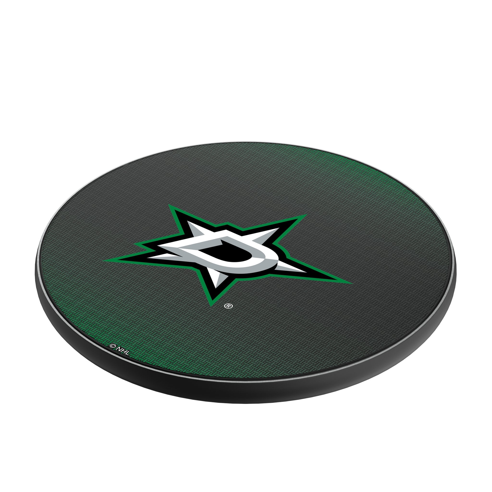 Dallas Stars Linen 15-Watt Wireless Charger Iso.Jpg