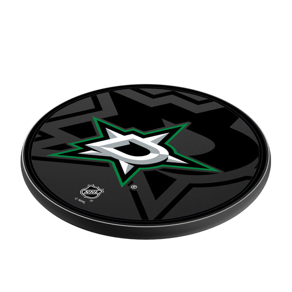 Dallas Stars Monocolor Tilt 15-Watt Wireless Charger Iso.Jpg