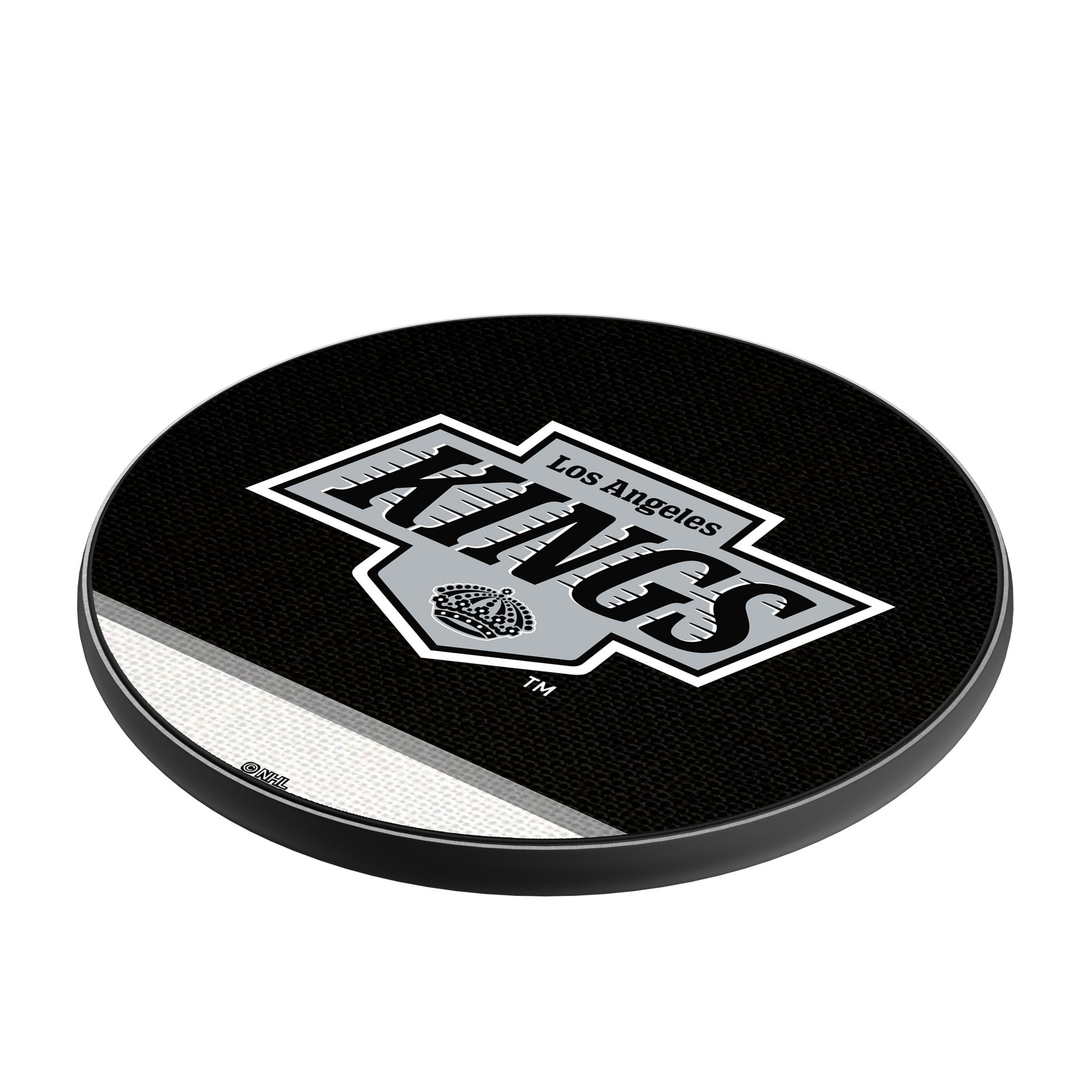 LA Kings Stripe 15-Watt Wireless Charger Iso.Jpg