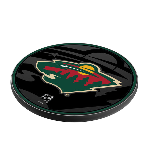 Minnesota Wild Monocolor Tilt 15-Watt Wireless Charger Iso.Jpg