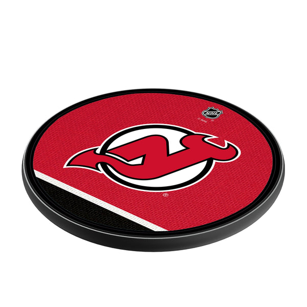 New Jersey Devils Stripe 15-Watt Wireless Charger Iso.Jpg