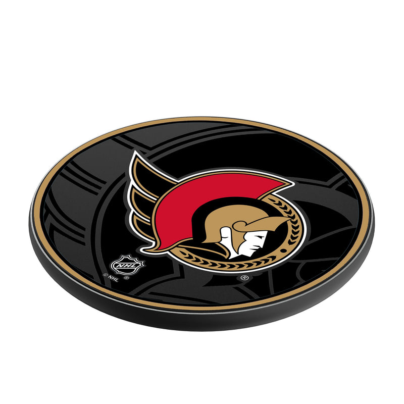 Ottawa Senators Monocolor Tilt 15-Watt Wireless Charger Iso.Jpg