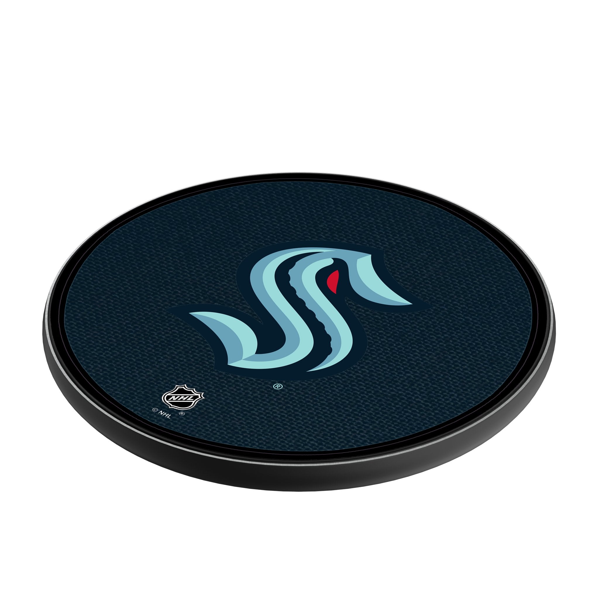 Seattle Kraken Stripe 15-Watt Wireless Charger Iso.Jpg