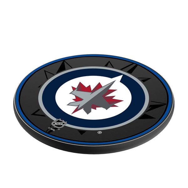 Winnipeg Jets Monocolor Tilt 15-Watt Wireless Charger Iso.Jpg