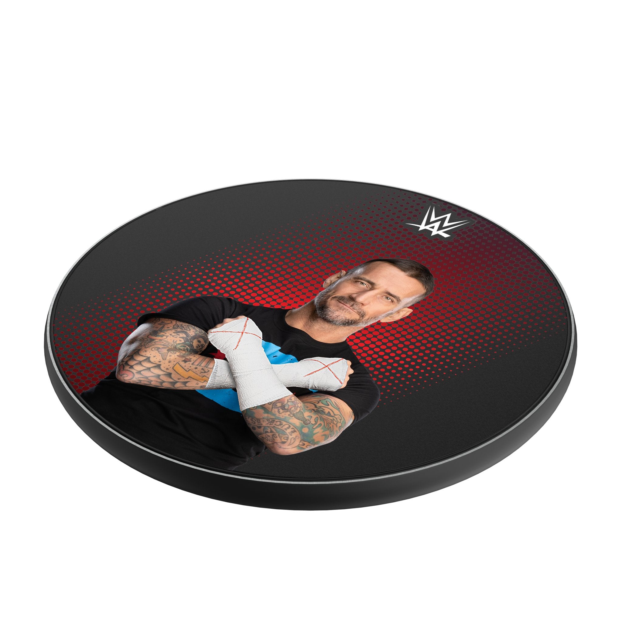 CM Punk Superstar 15-Watt Wireless Charger Iso.Jpg