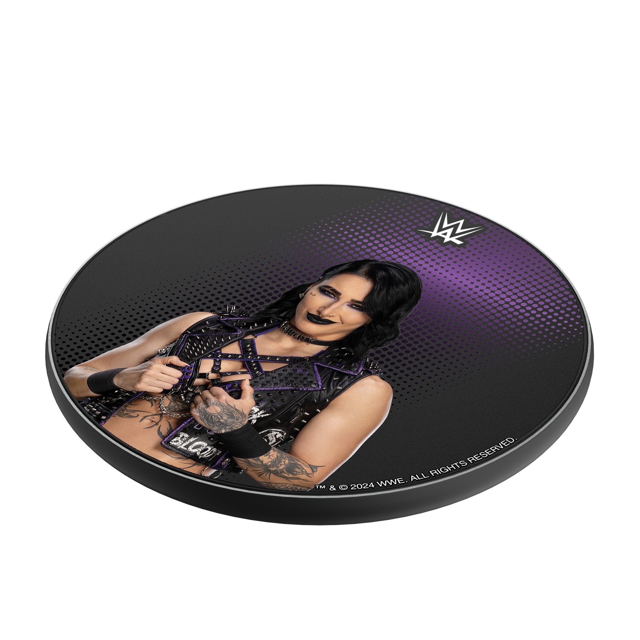 Rhea Ripley Superstar 15-Watt Wireless Charger Iso.Jpg