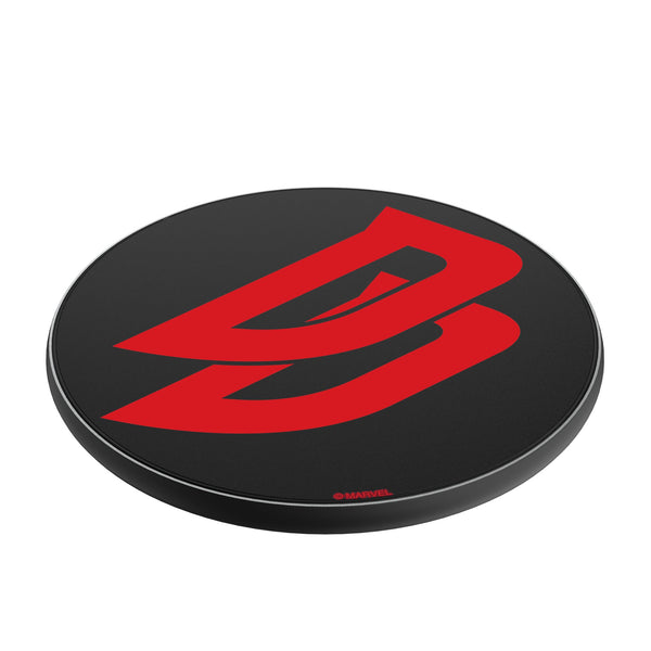 Marvel Daredevil Badge 15-Watt Wireless Charger Iso.Jpg