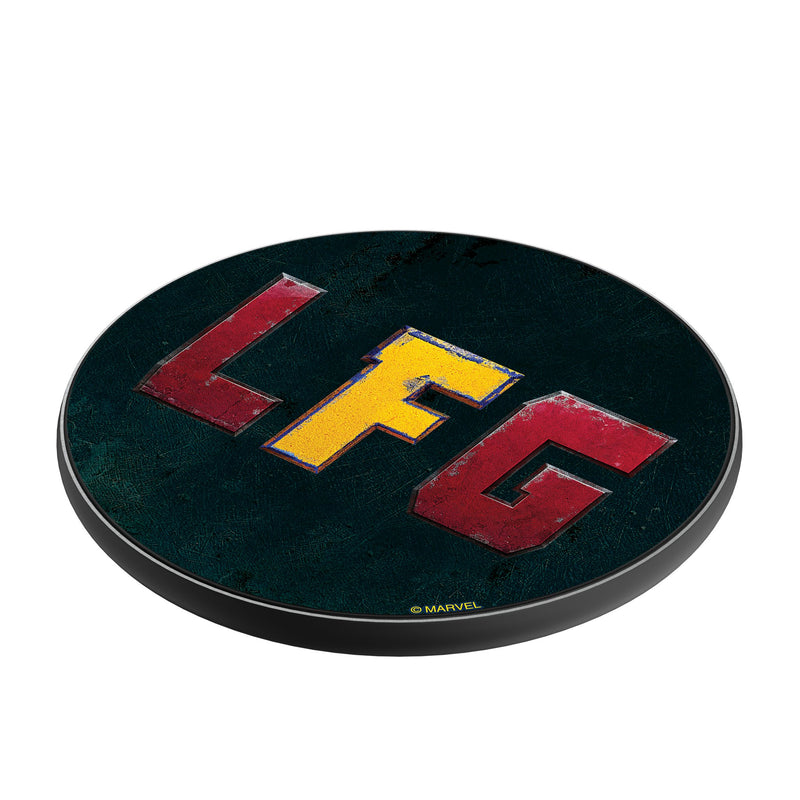 Marvel Deadpool Wolverine Badge 15-Watt Wireless Charger Iso.Jpg