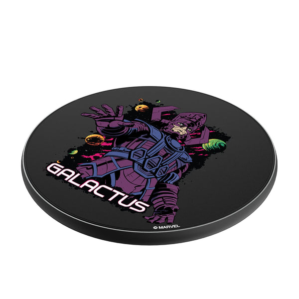 Marvel Galactus Badge 15-Watt Wireless Charger Iso.Jpg