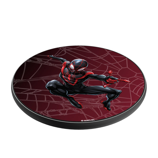 Marvel Miles Morales MechLine 15-Watt Wireless Charger Iso.Jpg
