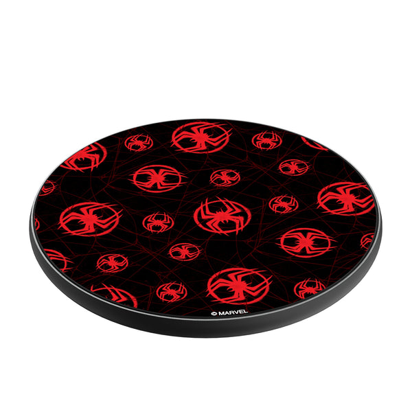 Marvel Miles Morales Pattern 15-Watt Wireless Charger Iso.Jpg