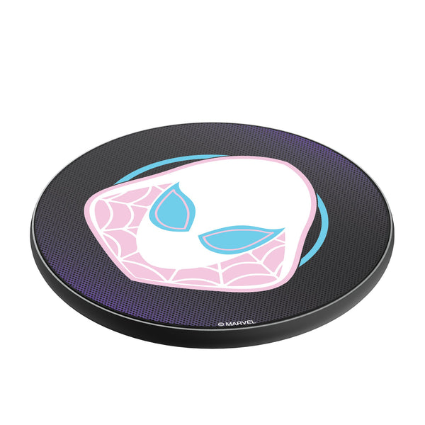 Marvel Spider-Gwen Grid 15-Watt Wireless Charger Iso.Jpg