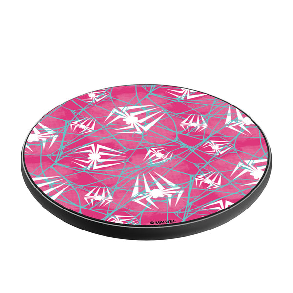 Marvel Spider-Gwen Pattern 15-Watt Wireless Charger Iso.Jpg