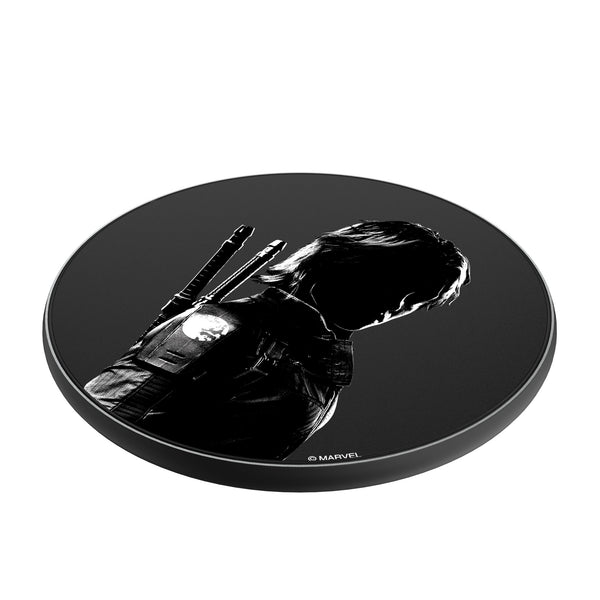 Marvel Thunderbolts Badge 15-Watt Wireless Charger Iso.Jpg