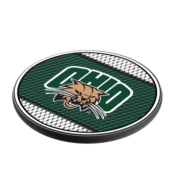 Ohio University Bobcats Mesh 15-Watt Wireless Charger Iso.Jpg