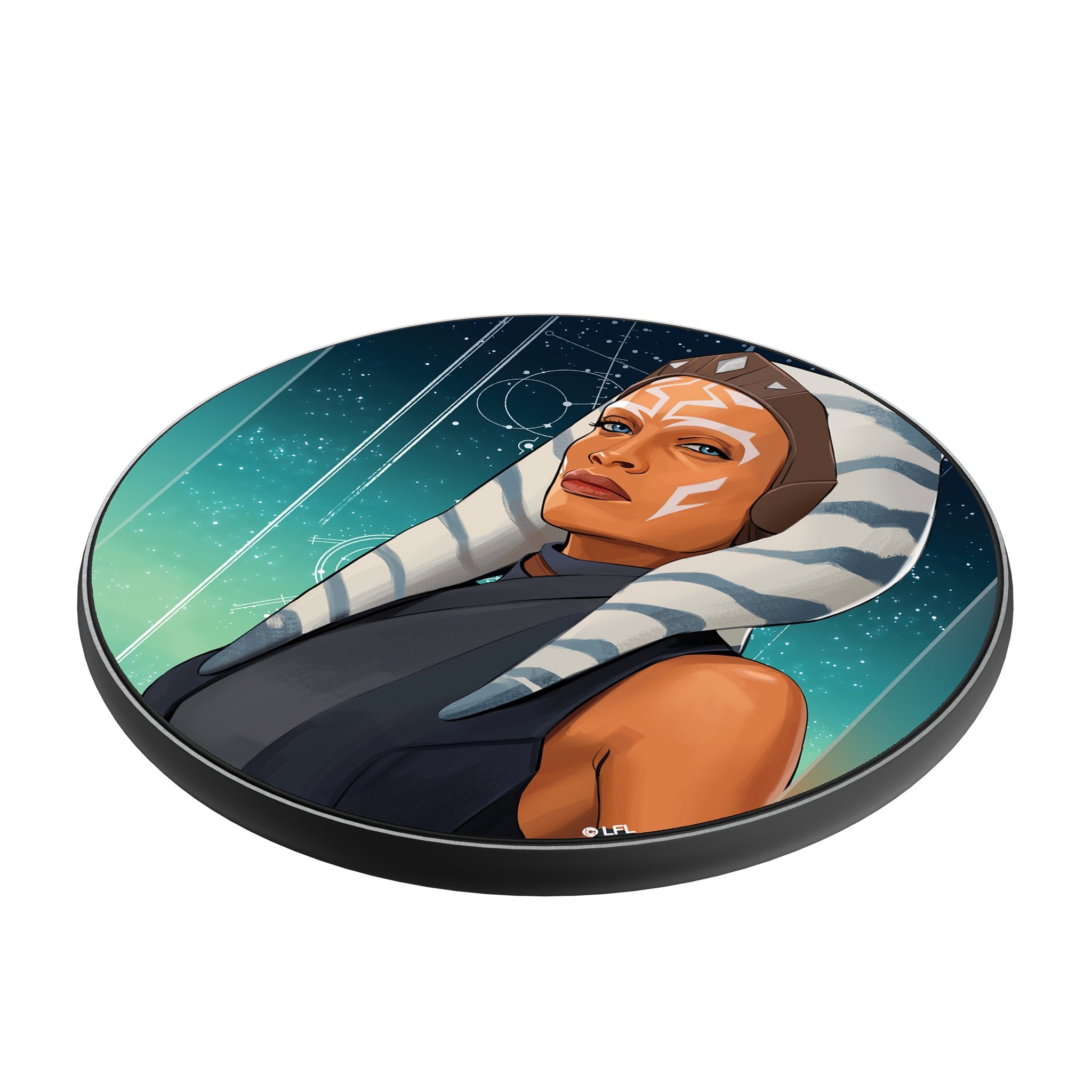 Star Wars Ahsoka Portrait 15-Watt Wireless Charger Iso.Jpg