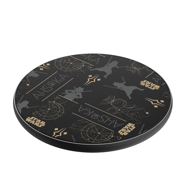Star Wars Ahsoka Pattern 15-Watt Wireless Charger Iso.Jpg