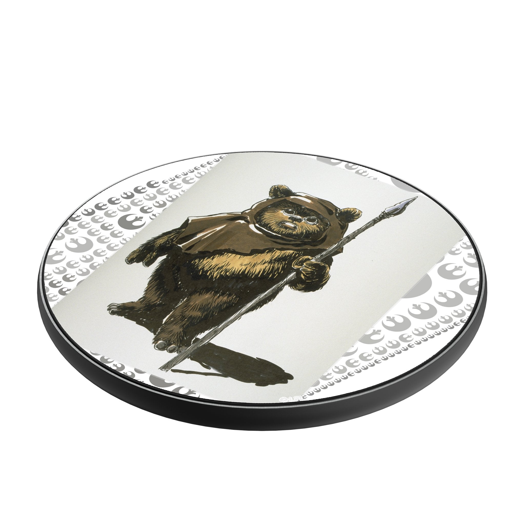 Star Wars Ewok Portrait 15-Watt Wireless Charger Iso.Jpg