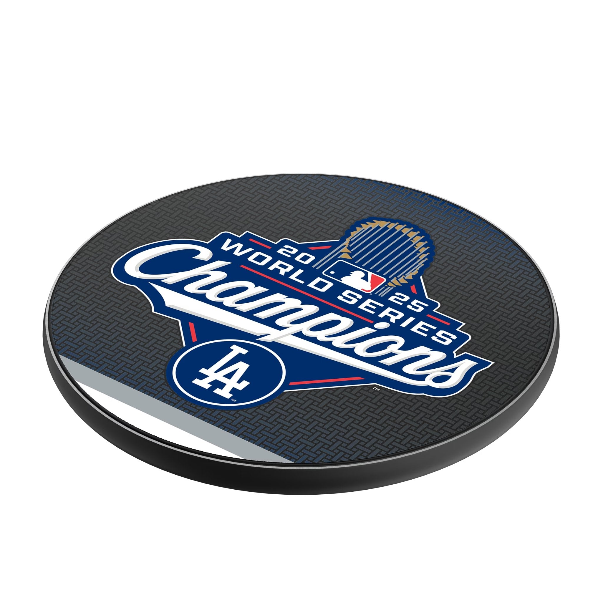 LA Dodgers 2025 MLB World Series 15-Watt Wireless Charger Iso.Jpg