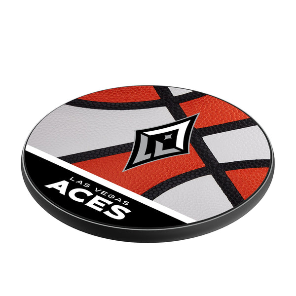 Las Vegas Aces Basketball 15-Watt Wireless Charger Iso.Jpg