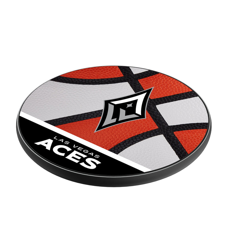 Las Vegas Aces Basketball 15-Watt Wireless Charger Iso.Jpg