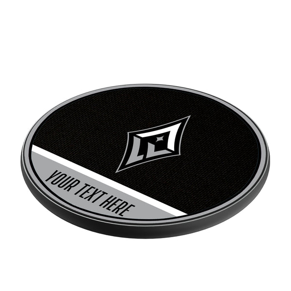 Las Vegas Aces Personalized Endzone Solid 15-Watt Wireless Charger Iso.Jpg